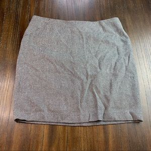 Pendleton wool blend skirt black & white stripe women's size 14.